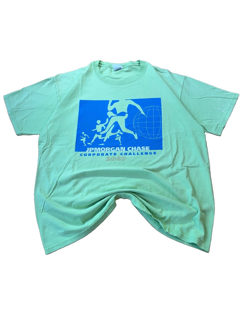 Y2K 2007 JPMorgan Chase Corporate Challenge T-Shirt Mens XL